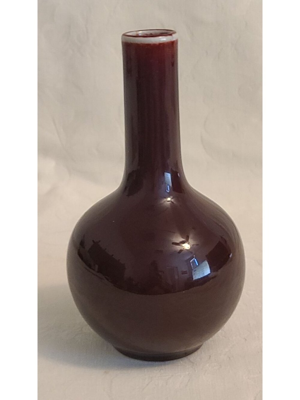 Vintage Chinese Oxblood Sang De Boeuf Bottle Vase